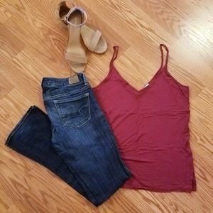 America Eagle skinny kick jeans